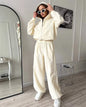 Women’s Sportswear Set Solid Color Cardigan Set FitiqueFit