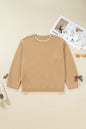 Plus Size Leopard Bow Split Cuff Sweater Shop Style & More | Fresh Looks, Everyday Deals & Free Shipping
