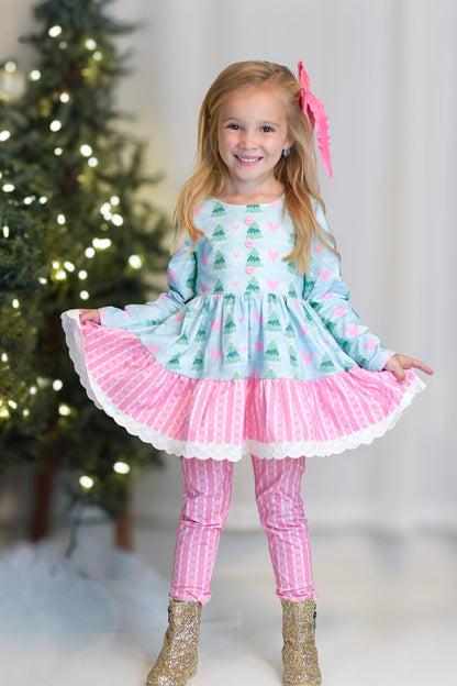 Chloe Tunic Set - Frosted Winterland Always In Bloom Clothing Co