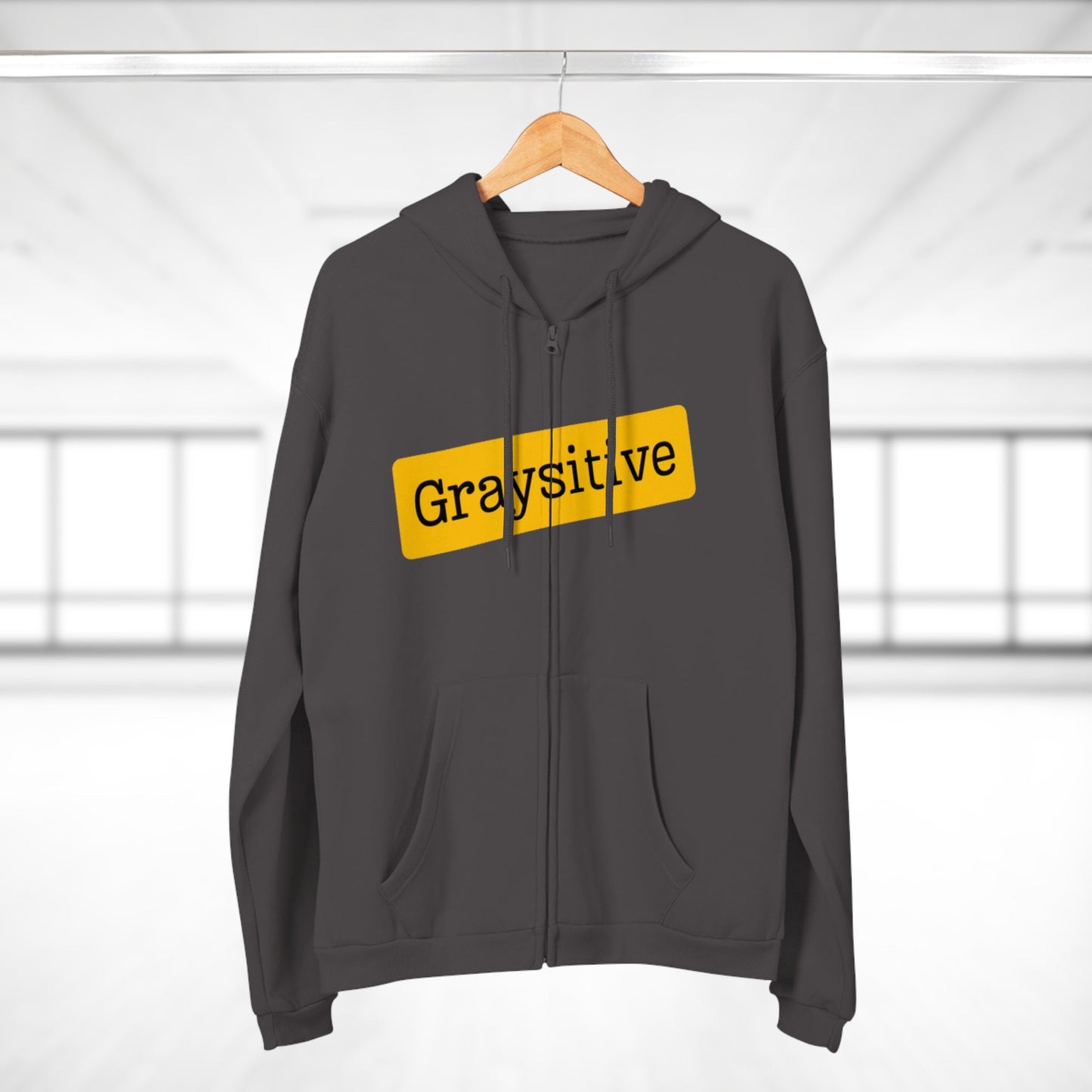 Unisex Hooded Zip Sweatshirt Grayceful LLC
