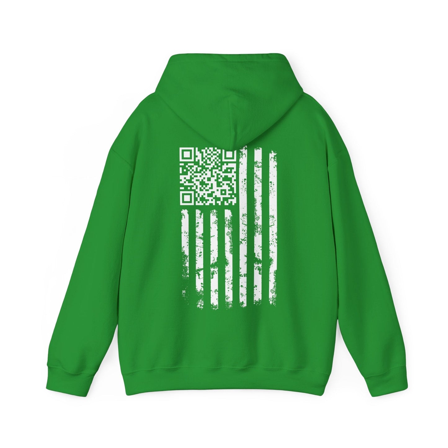 American Flag QR Code Hooded Sweatshirt The Devil's Pickle
