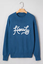 Western Howdy Embroidered Crewneck Sweater Shop Style & More | Fresh Looks, Everyday Deals & Free Shipping