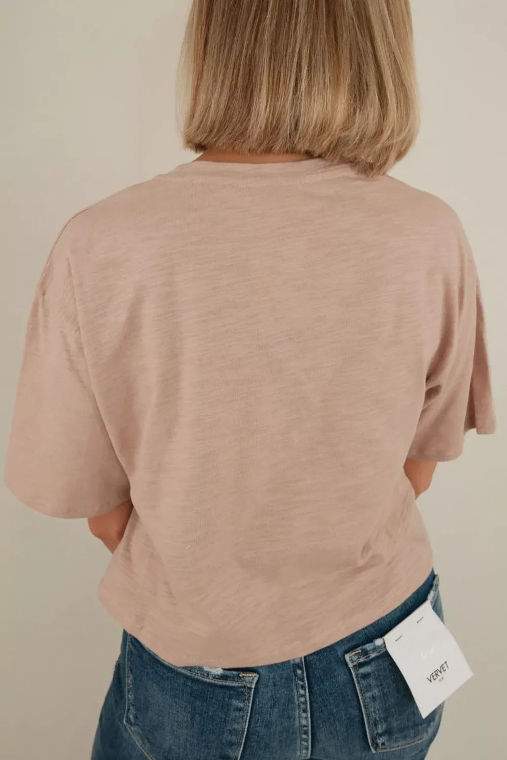 Horseshoe Lace Pearl Detail T-Shirt New Era Fashion LLc