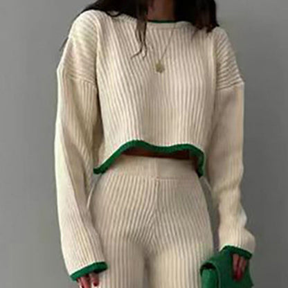 Women’s Casual Color-Block Two-Piece Set FitiqueFit