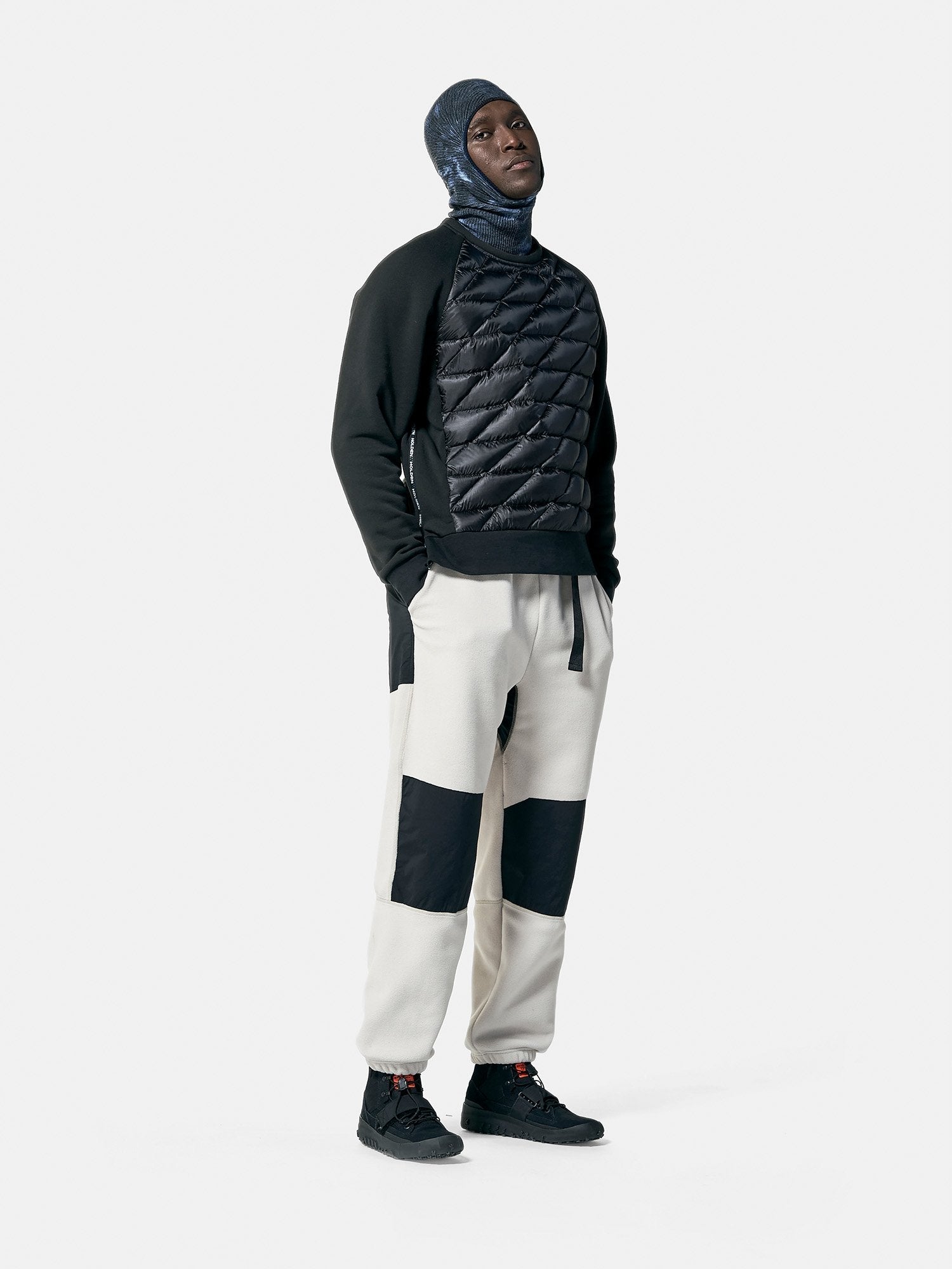 Hybrid Down Crew - Black Holden Outerwear
