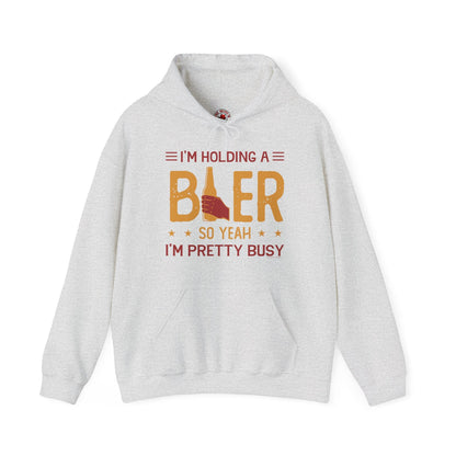 I'm Holding A Beer Hooded Sweatshirt The Devil's Pickle
