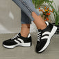 Round Toe Lace Up Sneakers New Era Fashion LLc