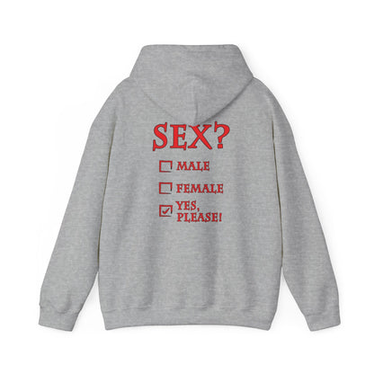 Sex? Yes, Please Hooded Sweatshirt The Devil's Pickle