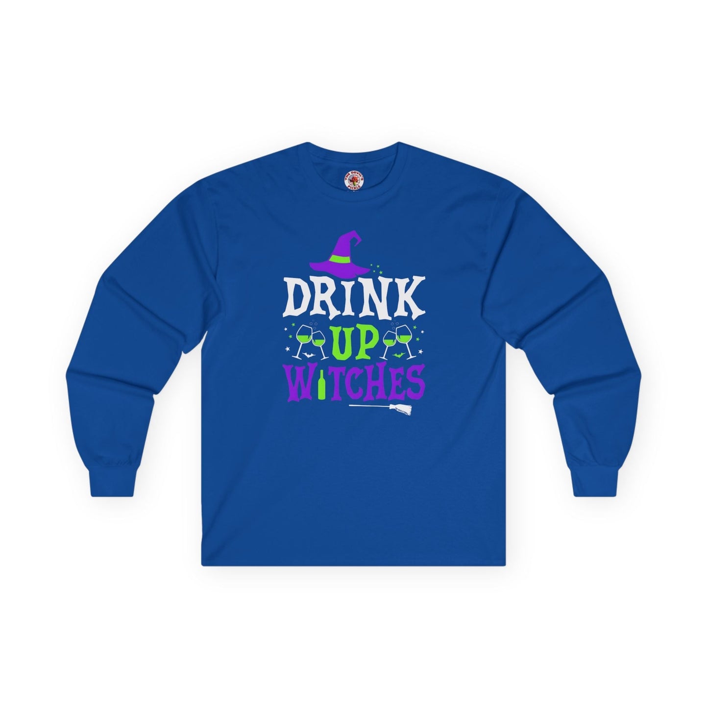 Drink Up Witches Long Sleeve Tee The Devil's Pickle