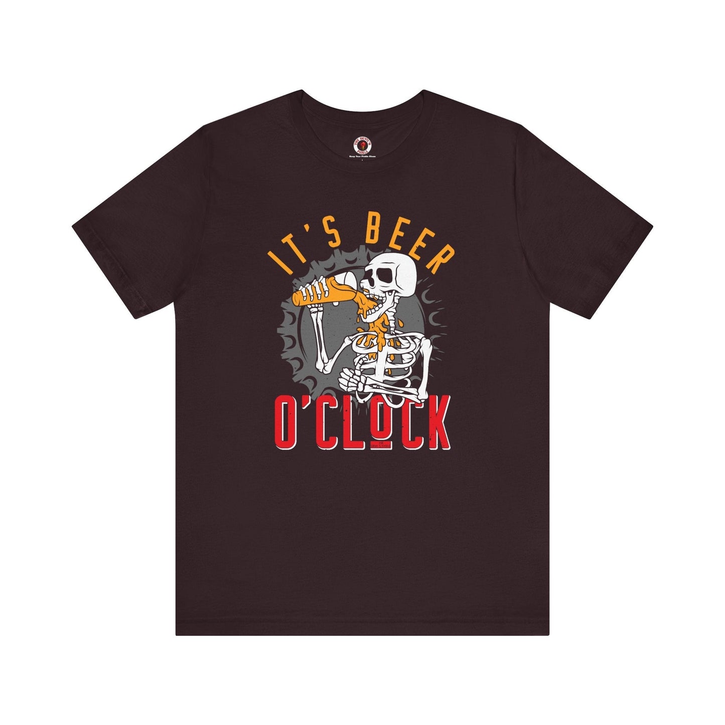 It's Beer O'Clock Skeleton T-Shirt The Devil's Pickle