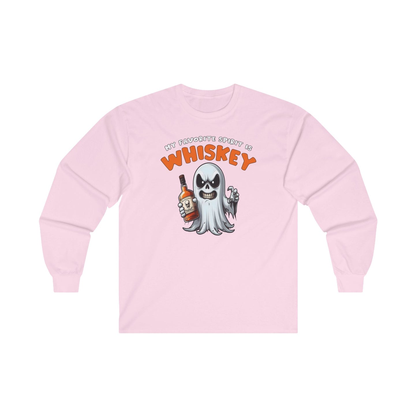 My Favorite Spirit Is Whiskey Long Sleeve Tee The Devil's Pickle