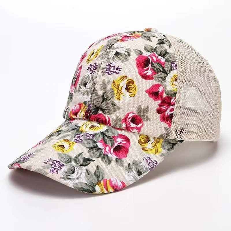 Floral Print Adjustable Baseball Cap Country in My Heart