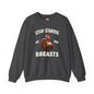 Stop Staring At My Breasts Crewneck Sweatshirt The Devil's Pickle