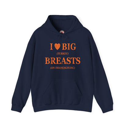 I Heart Big Breasts Hooded Sweatshirt The Devil's Pickle