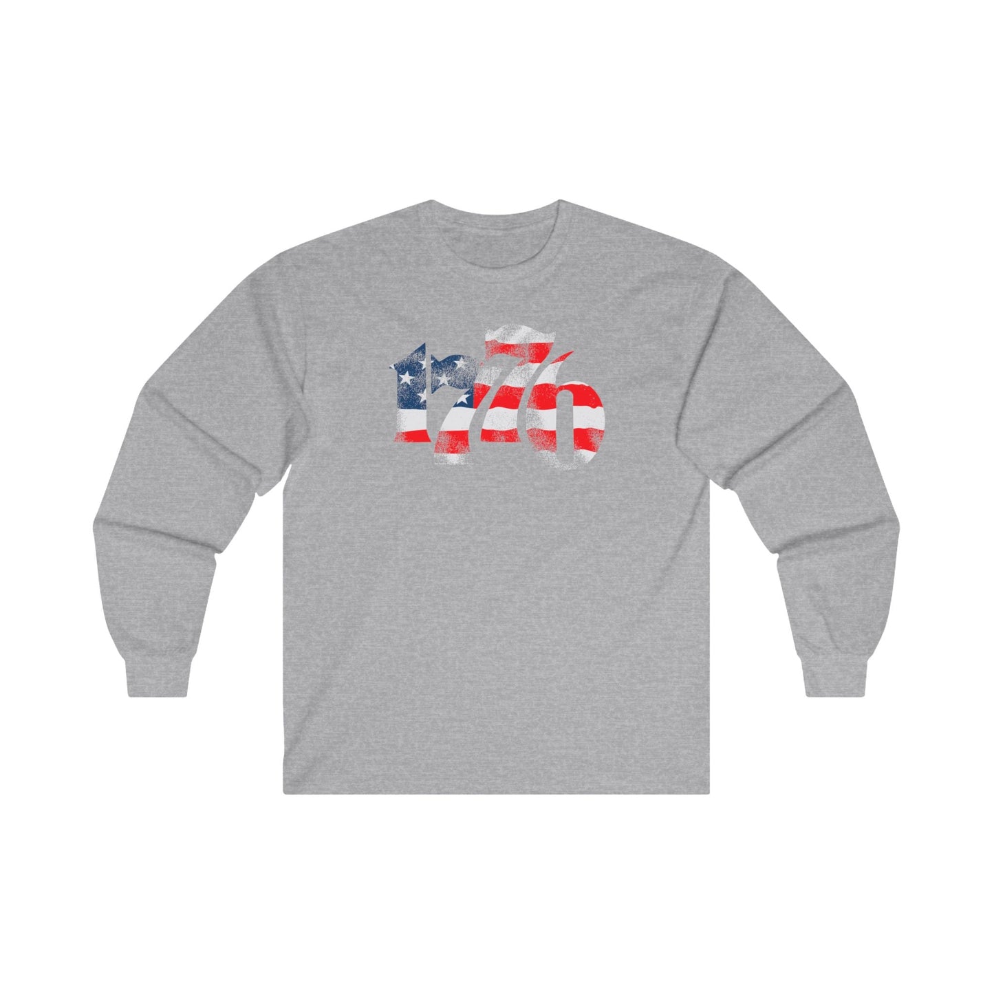 1776 American Flag Long Sleeve Tee The Devil's Pickle