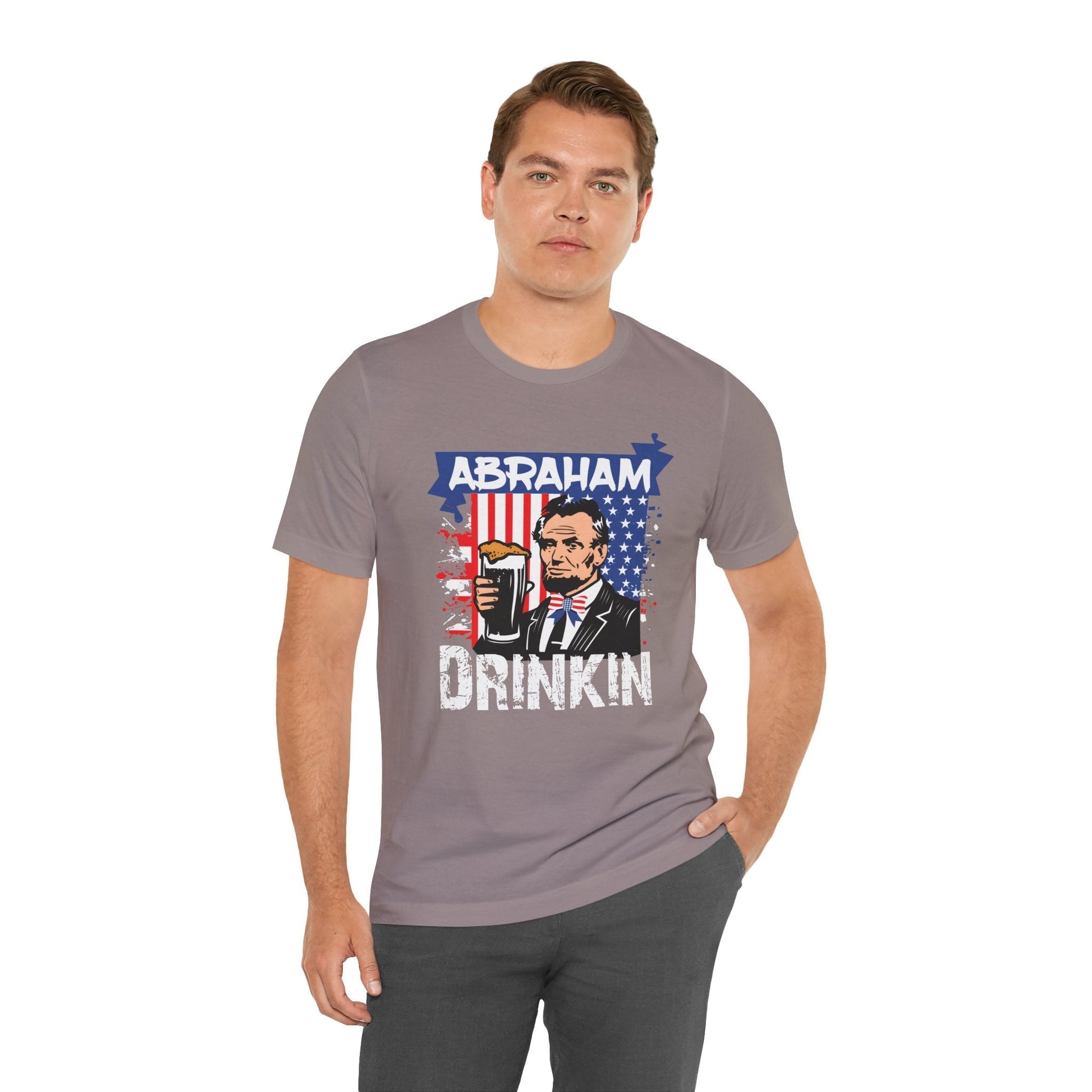 Abraham Drinking T-Shirt The Devil's Pickle