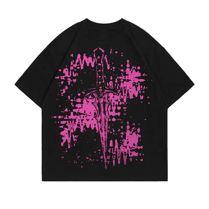 Summer New Printed T-shirt - Printed Short Sleeve Shirts FitiqueFit