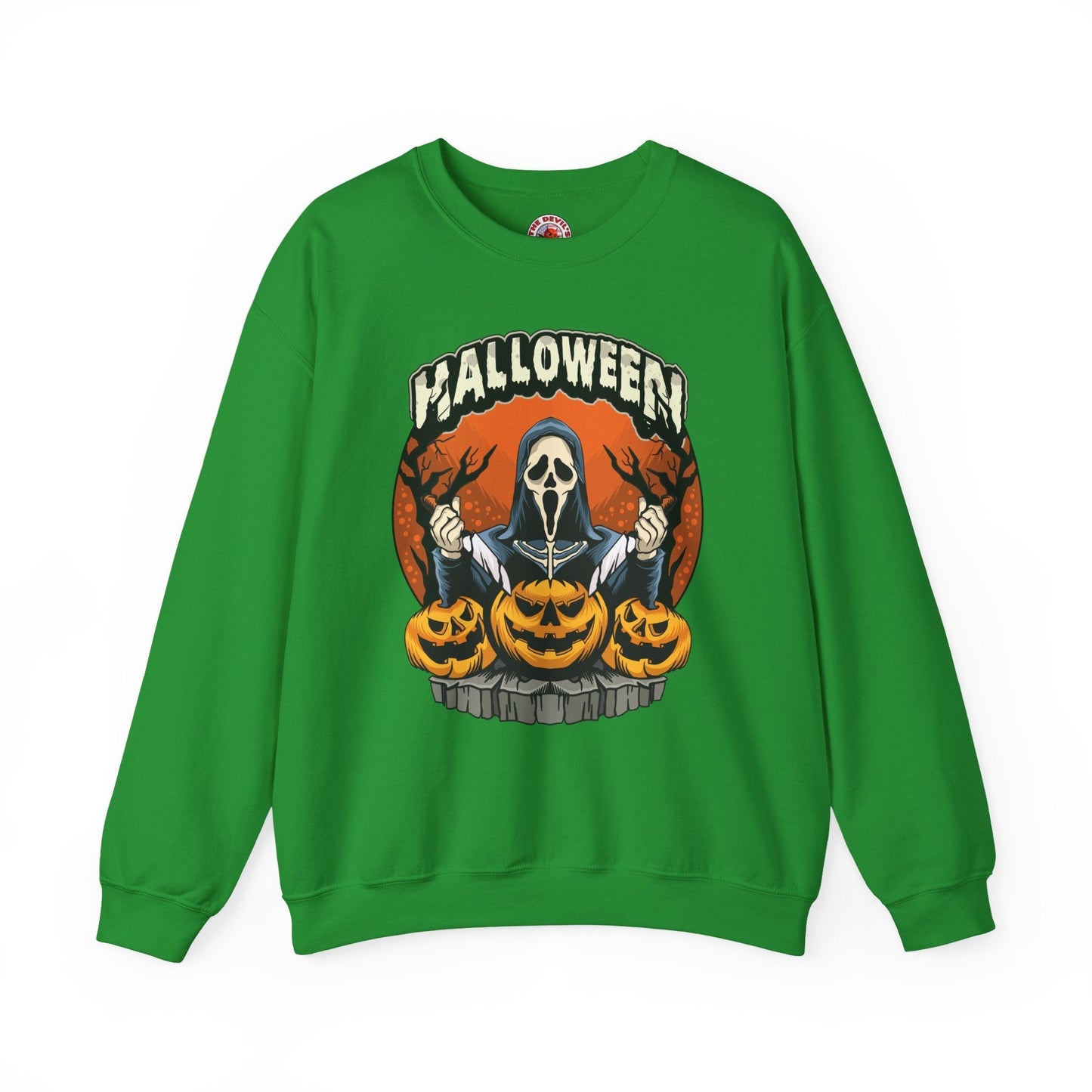 Screamer Killer Ghost Halloween Crewneck Sweatshirt The Devil's Pickle