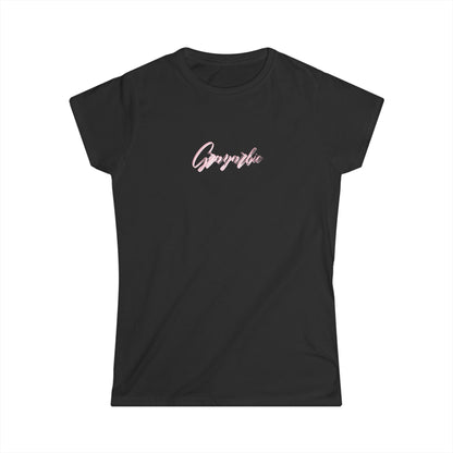 Women's Softstyle Tee "Grayarbie" Grayceful LLC