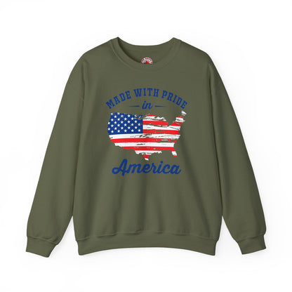 Made With Pride In America Crewneck Sweatshirt The Devil's Pickle