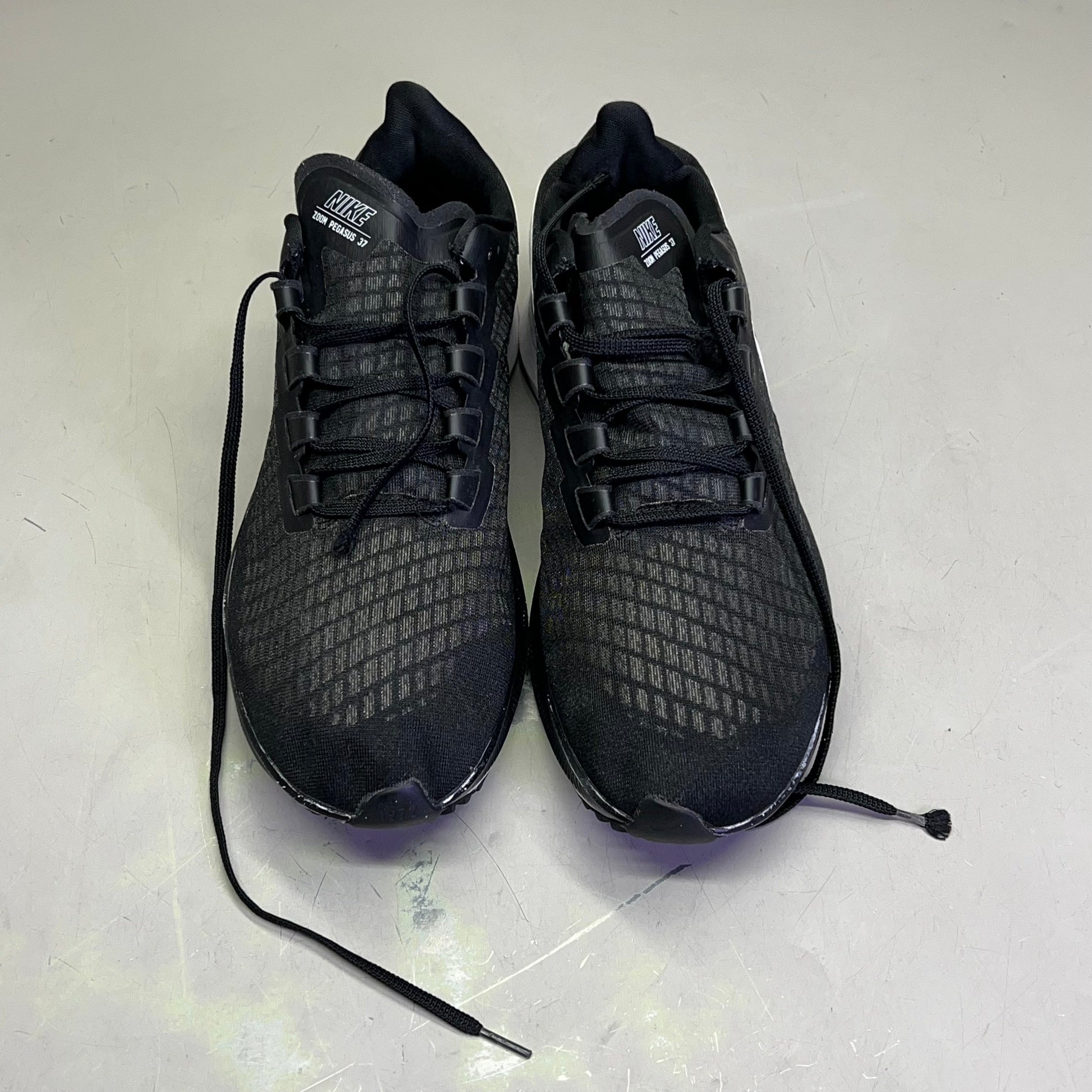 NIKE Air Zoom Pegasus 37 Running Shoes Men's Sz 14 Black/White (Pre-Owned) PayWut
