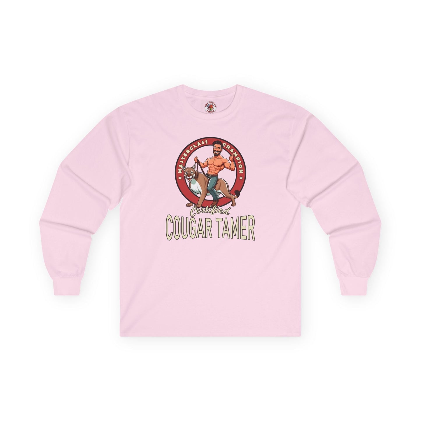 Certified Cougar Tamer Long Sleeve Tee The Devil's Pickle