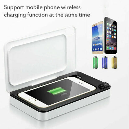 Portable Uv Sterilizer Box Mobile Phone Sanitizer Case For Phone Mice Toothbrush Mask Sterilization Box 1 Set