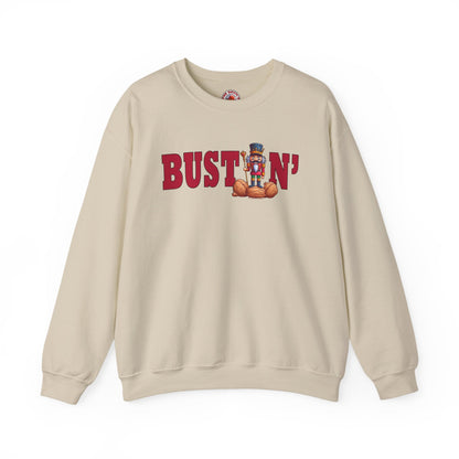 Bustin' Nuts Crewneck Sweatshirt The Devil's Pickle