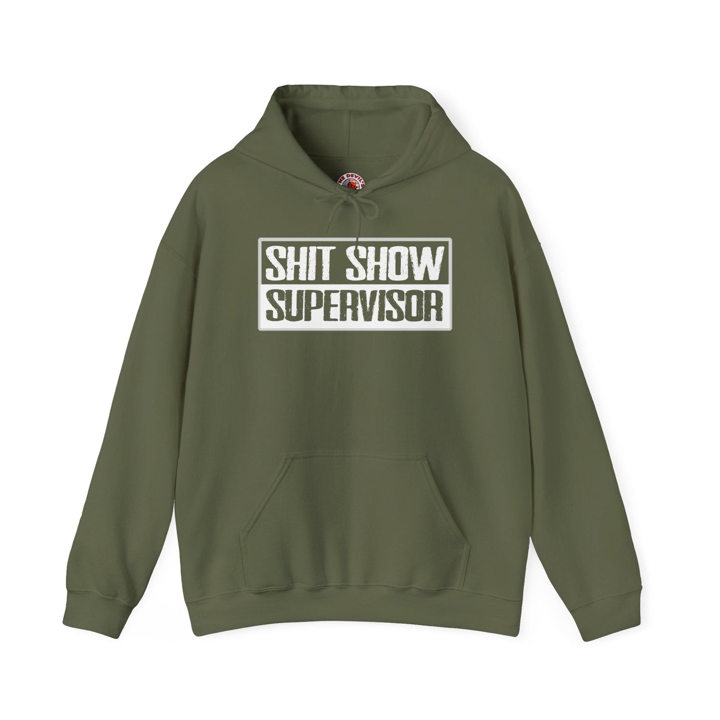 Shit Show Supervisor Hooded Sweatshirt The Devil's Pickle