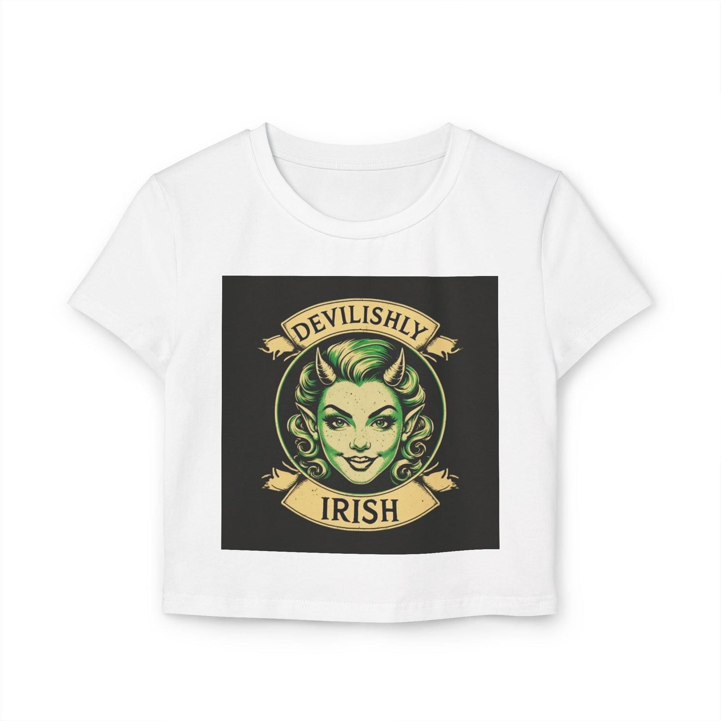 St Patricks Day Baby Tee Devilishly Irish Country in My Heart
