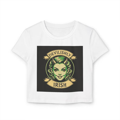 St Patricks Day Baby Tee Devilishly Irish Country in My Heart