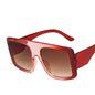 Large Frame Sunglasses Mask New Trend Retro Personality Street Shooting Sunglasses