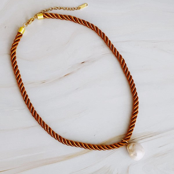 Satin Rope Baroque Pearl Necklace Shop Style & More | Fresh Looks, Everyday Deals & Free Shipping