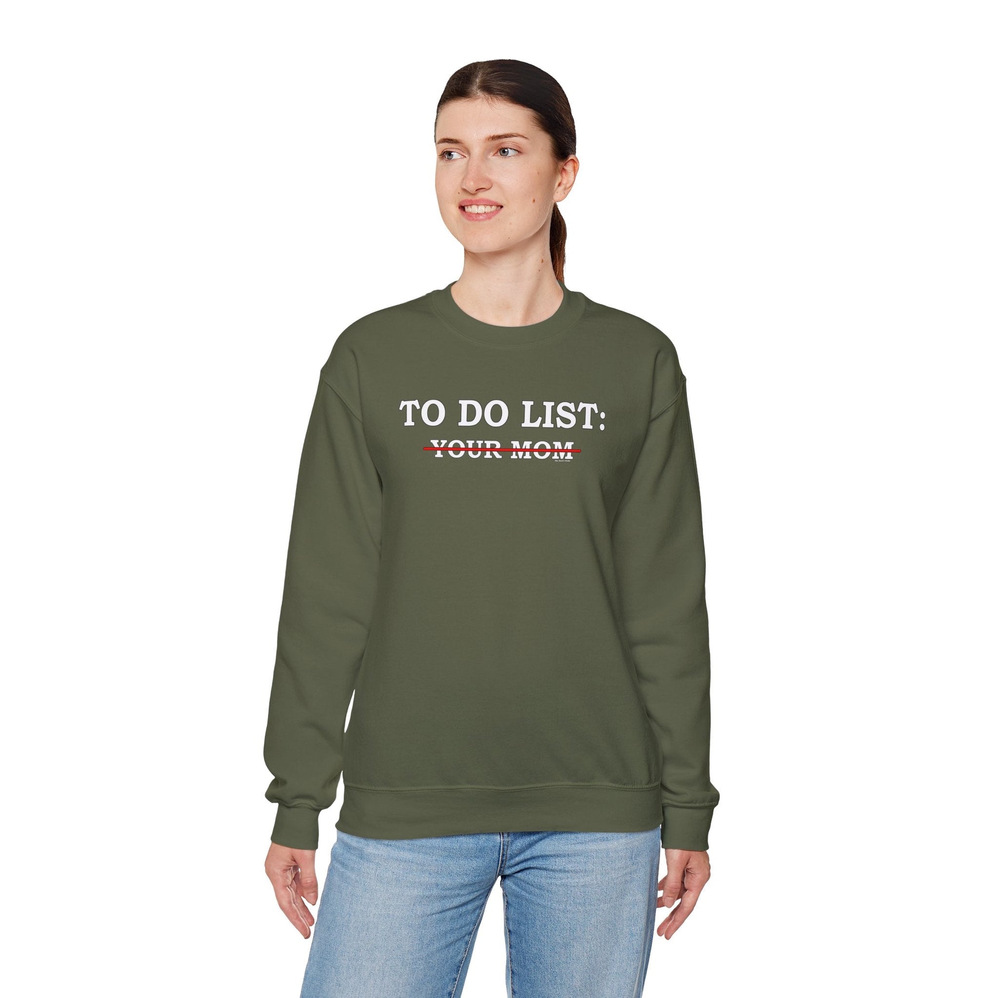 To Do List Crewneck Sweatshirt The Devil's Pickle
