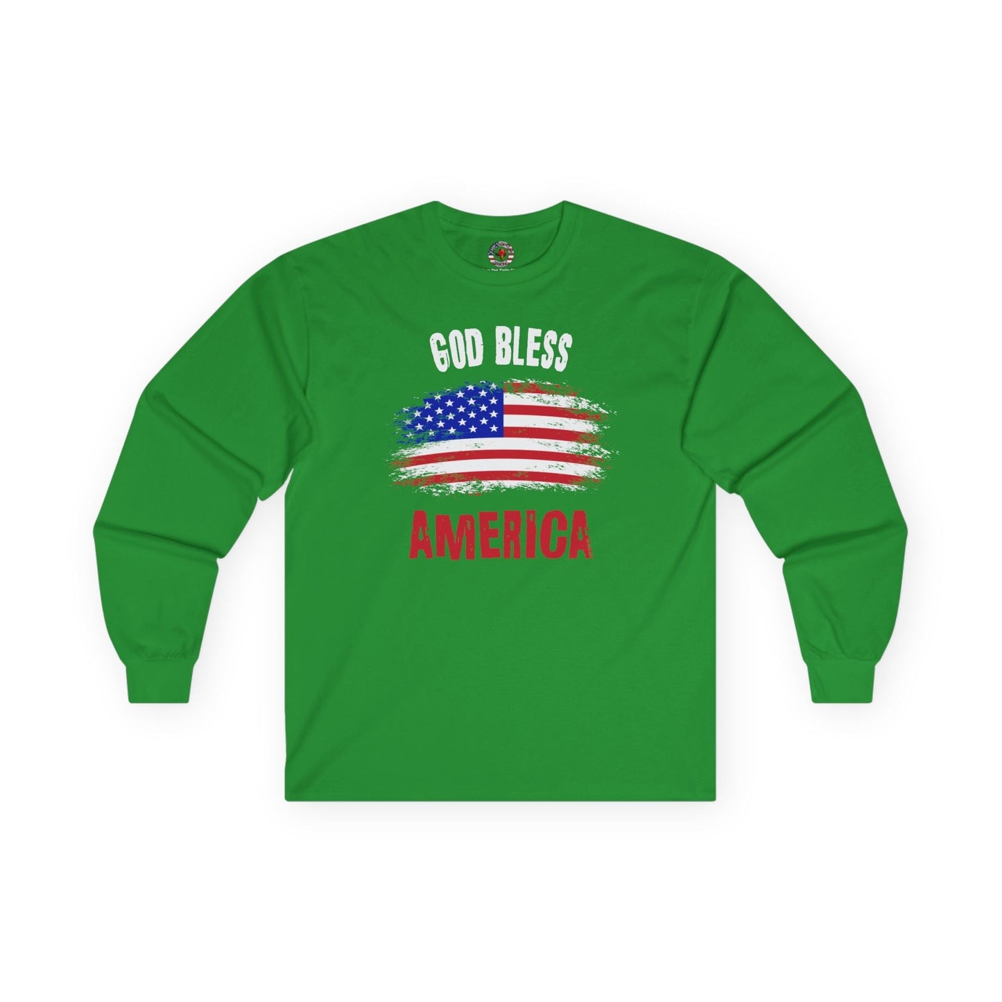 God Bless America Long Sleeve Tee The Devil's Pickle