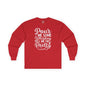 Pour Me Some Whiskey Tell Me I'm Pretty Long Sleeve Tee The Devil's Pickle