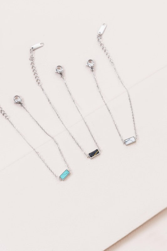 Beaming Bar Stone Bracelet | Silver Shop Style & More | Fresh Looks, Everyday Deals & Free Shipping