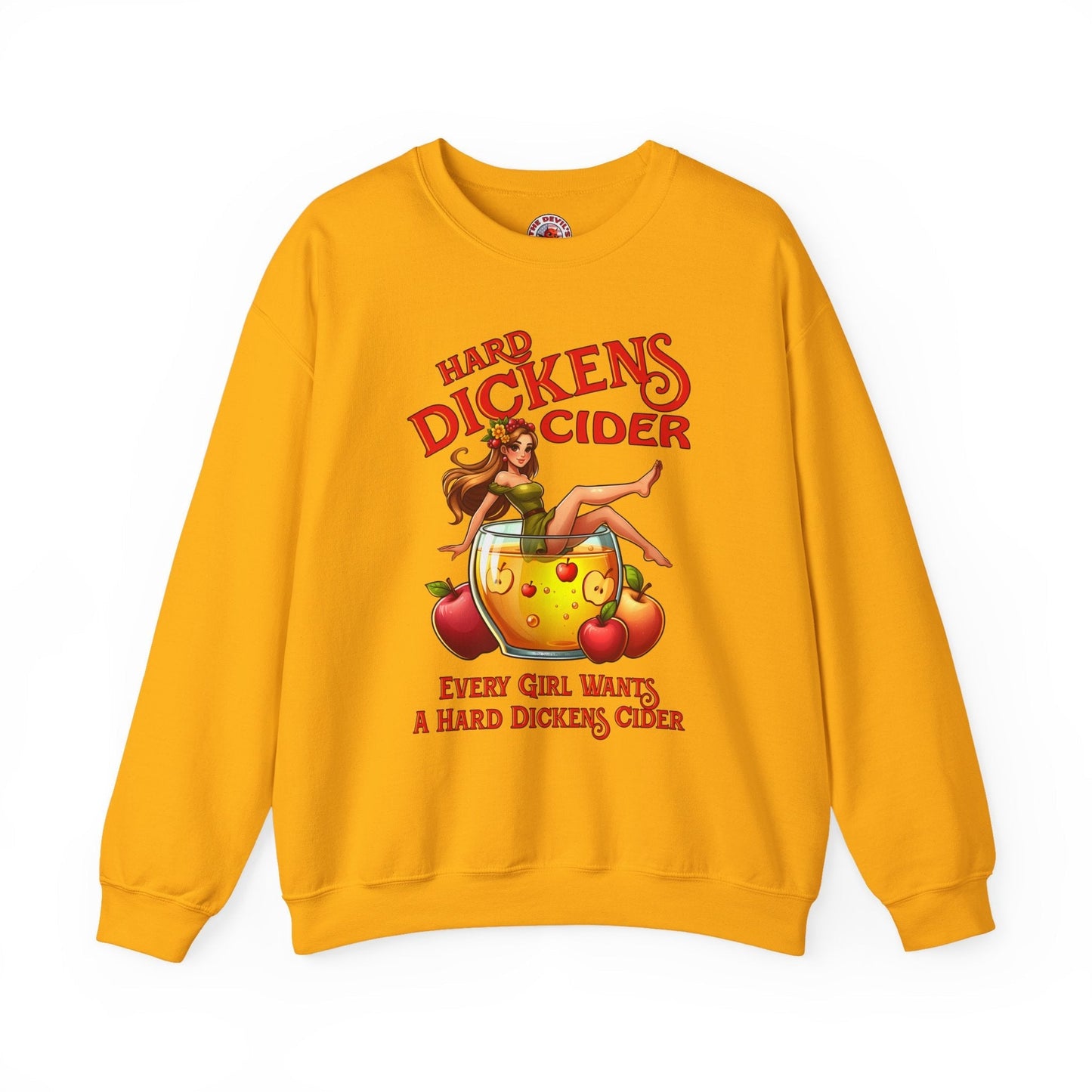 Hard Dickens Cider Crewneck Sweatshirt The Devil's Pickle