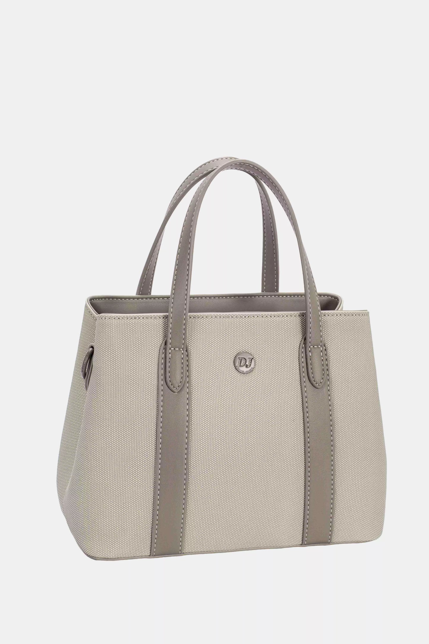 David Jones Canvas Handbag with Leather Trim New Era Fashion LLc
