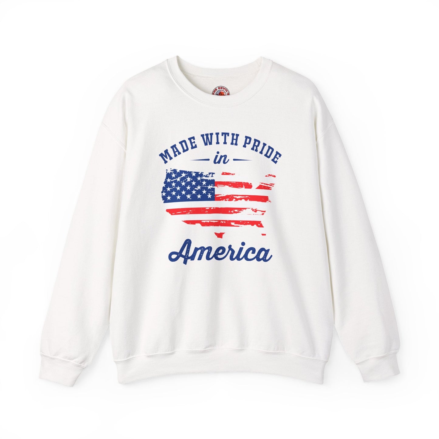Made With Pride In America Crewneck Sweatshirt The Devil's Pickle