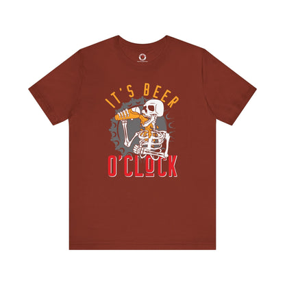 It's Beer O'Clock Skeleton T-Shirt The Devil's Pickle