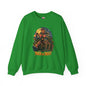 Axe Wielding Zombie Trick or Treat Crewneck Sweatshirt The Devil's Pickle