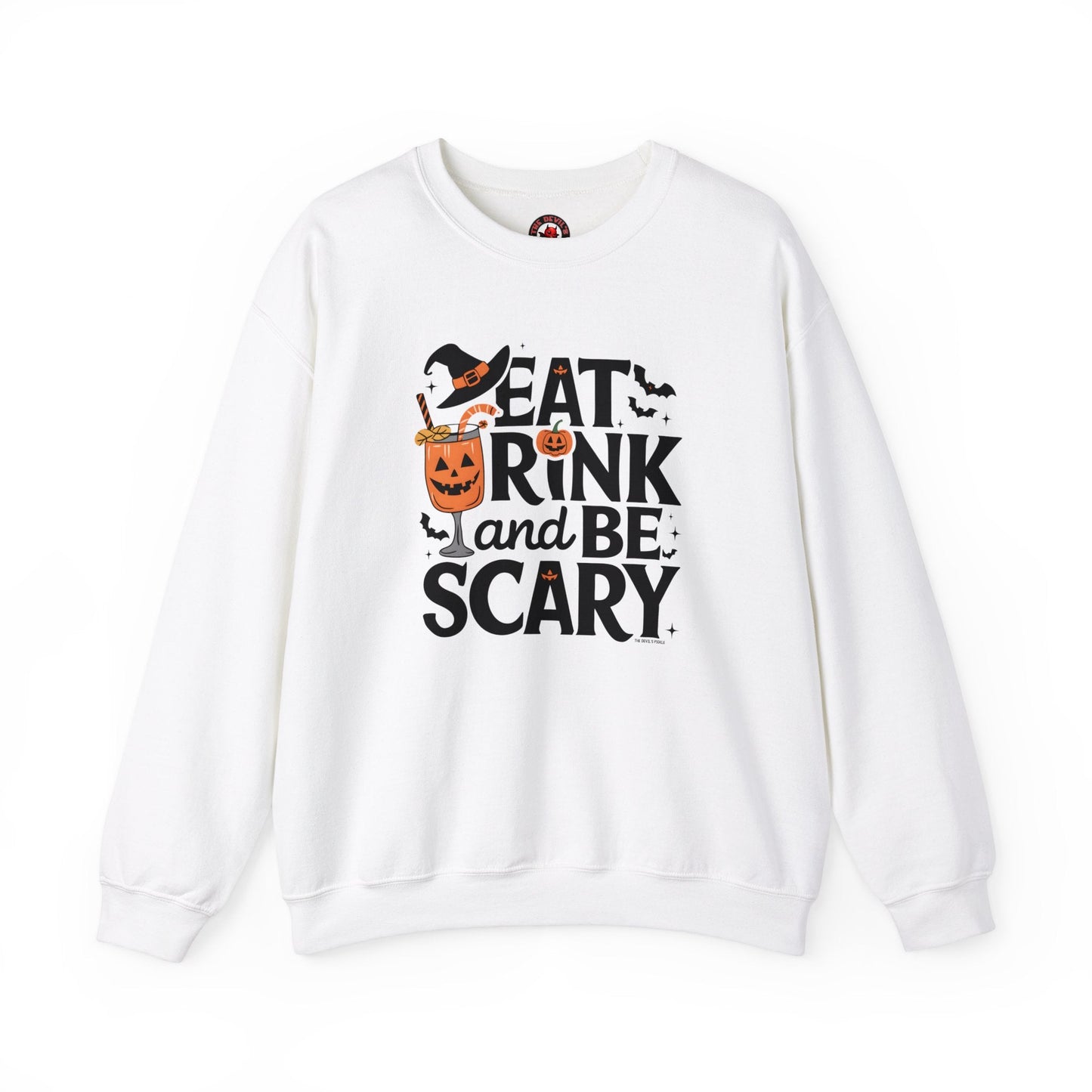Eat Drink and Be Scary Crewneck Sweatshirt The Devil's Pickle