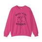 Boo You Whore Crewneck Sweatshirt The Devil's Pickle