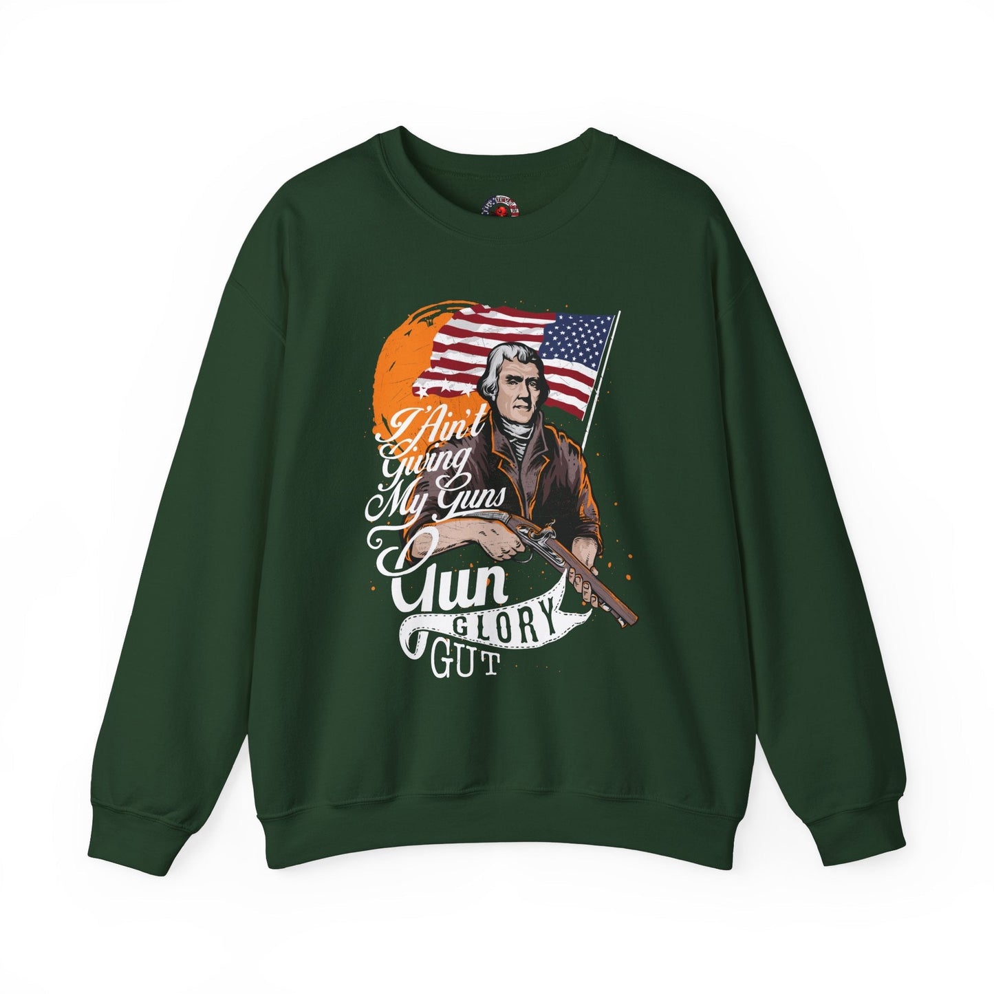 I Ain't Giving My Guns Crewneck Sweatshirt The Devil's Pickle