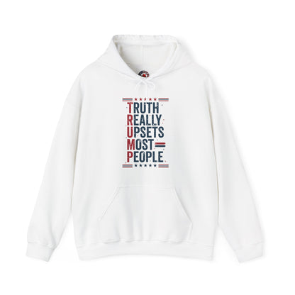 Truth Really Upsets Most People Hooded Sweatshirt The Devil's Pickle