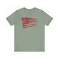 Red American Flag T-Shirt The Devil's Pickle