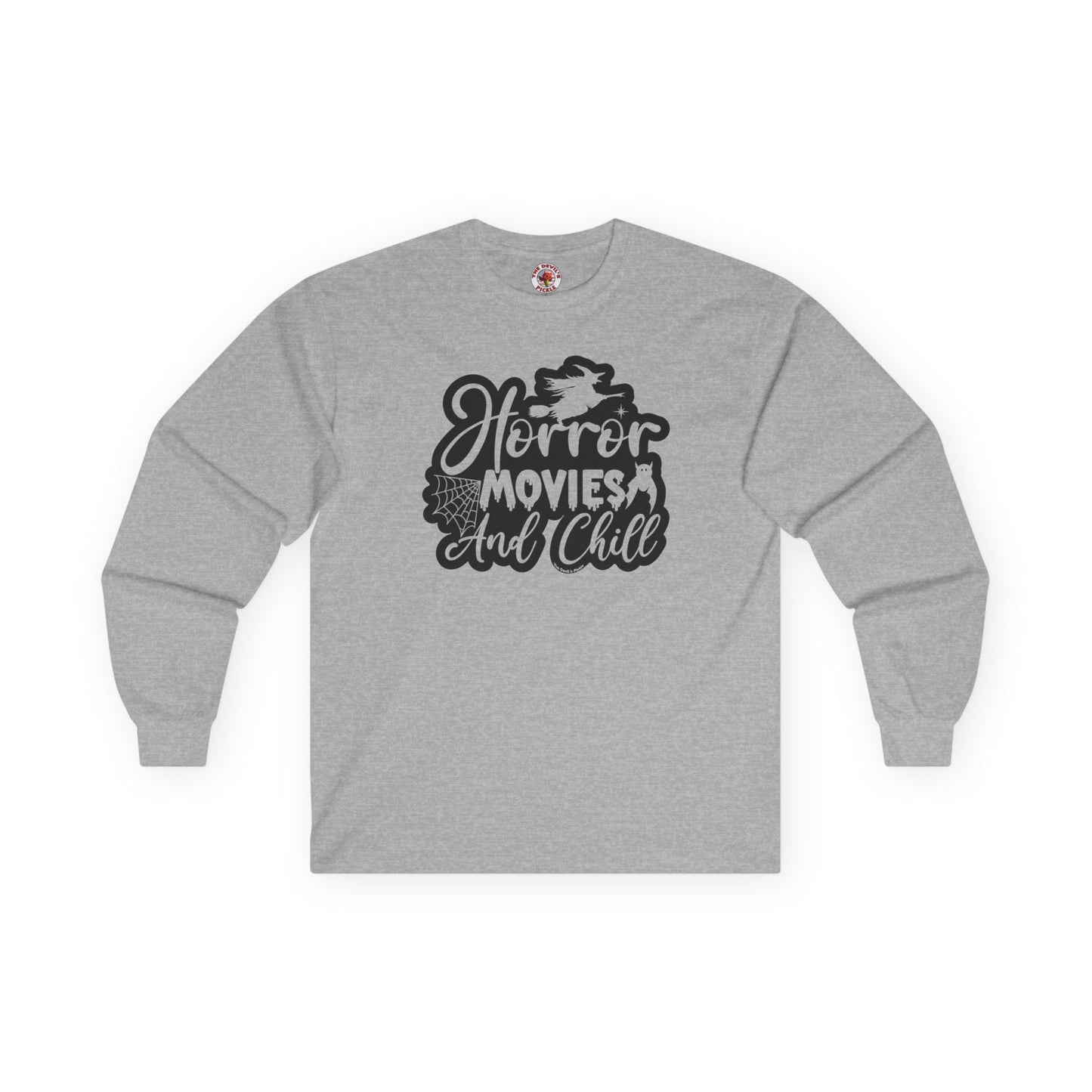 Horror Movies and Chill Long Sleeve Tee The Devil's Pickle