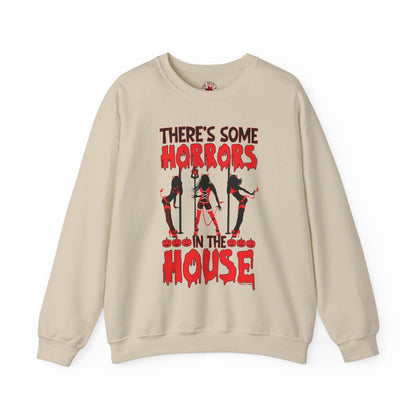 There's Some Horrors In The House Crewneck Sweatshirt The Devil's Pickle