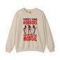 There's Some Horrors In The House Crewneck Sweatshirt The Devil's Pickle